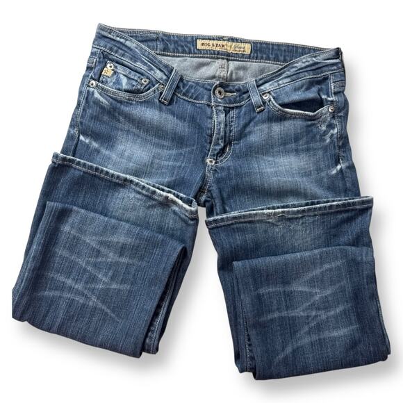 Bootcut Jeans Sweet Ultra Low Rise Big Star 29x35 27XL* Cowgirl Rodeo Embroidery - Picture 2 of 15